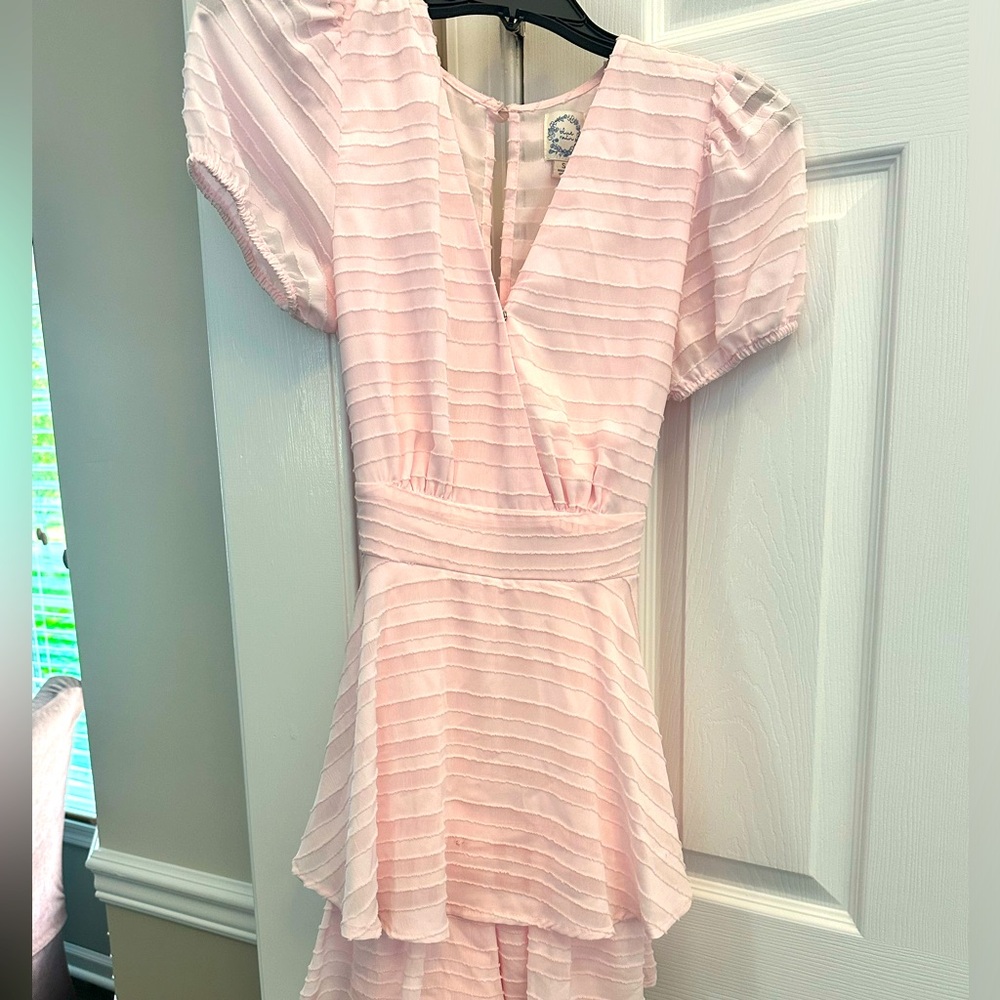Blue Rain pink Romper - Size S